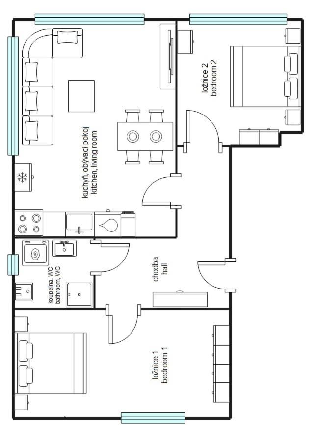 Apartmán u Fontány Poděbrady Esterno foto
